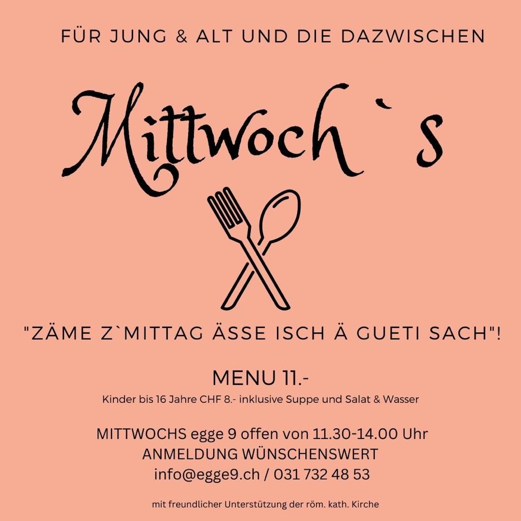 Zäme ässe Mittagstisch für Jung und Alt generationehuus